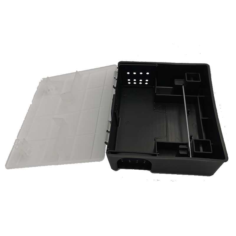 Compact bait box for rats and mice, with transparent lid, 15 pcs.