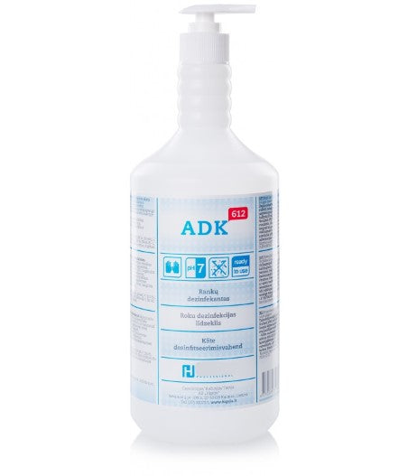 ADK-612 1 l (Rankų dezinfekantas alkoholio pagrindu)