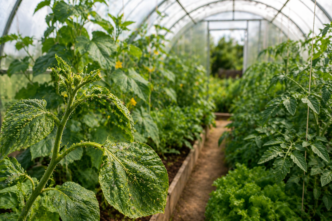 Amarai šiltnamyje: kaip greitai sustabdyti jų plitimą