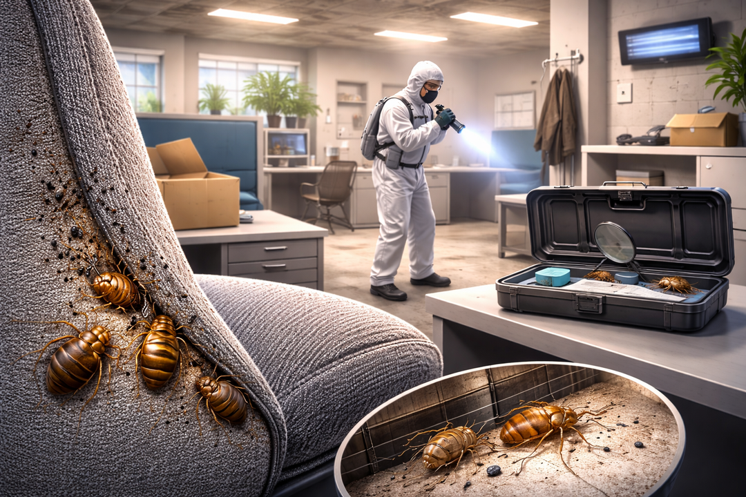 Blakės biuruose ir komercinėse patalpose: nematoma rizika verslui