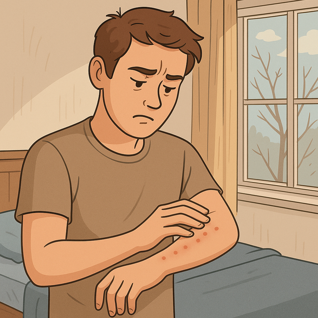 Kaip atpažinti blakių įkandimus ir ką daryti juos pastebėjus