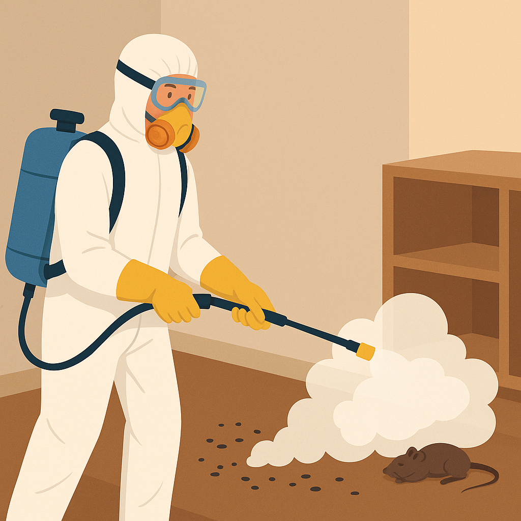 Kada būtina profesionali dezinfekcija po graužikų? Žingsniai, kurių negalima praleisti