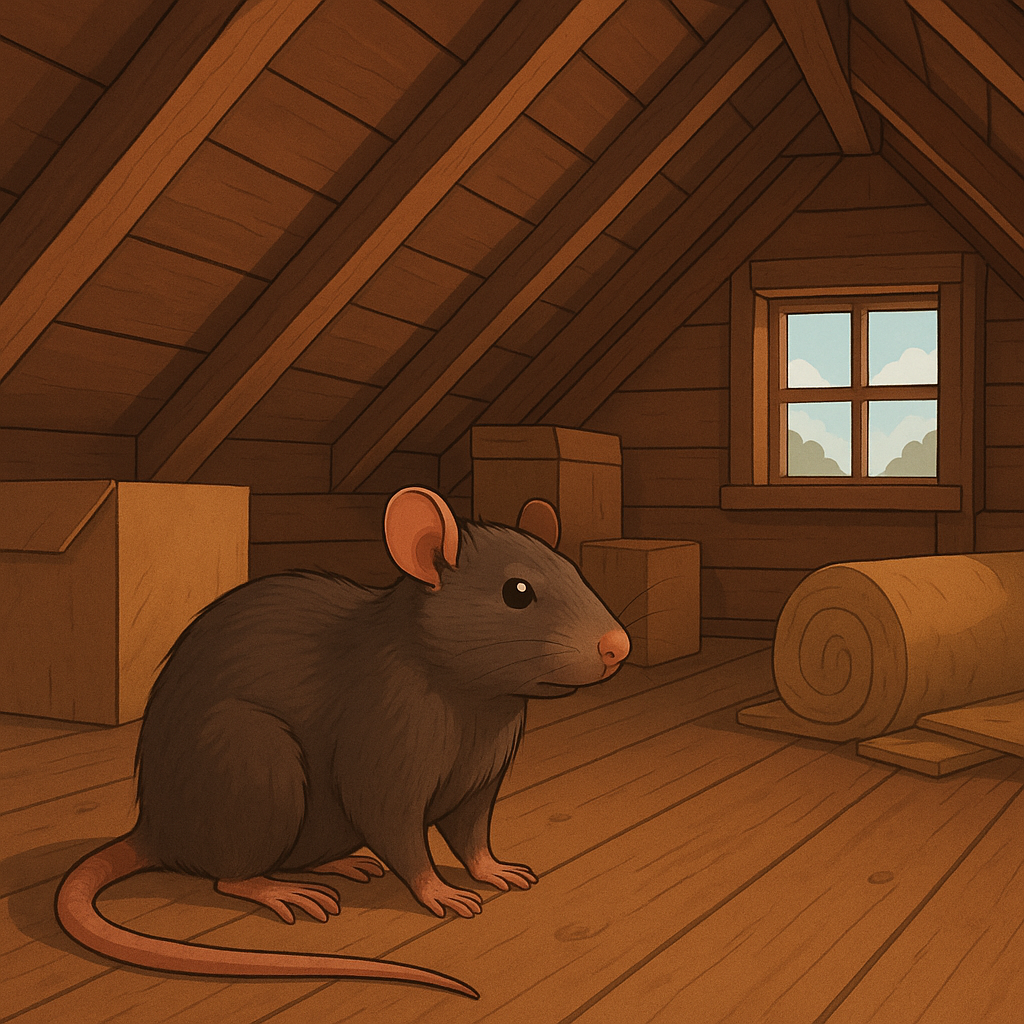 Kodėl žiurkės ir pelės patenka į palėpes? Dažniausios priežastys ir sprendimai