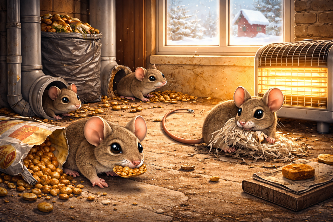 Graužikų aktyvumas rudenį ir žiemą: kodėl problemos paaštrėja būtent šiuo laikotarpiu