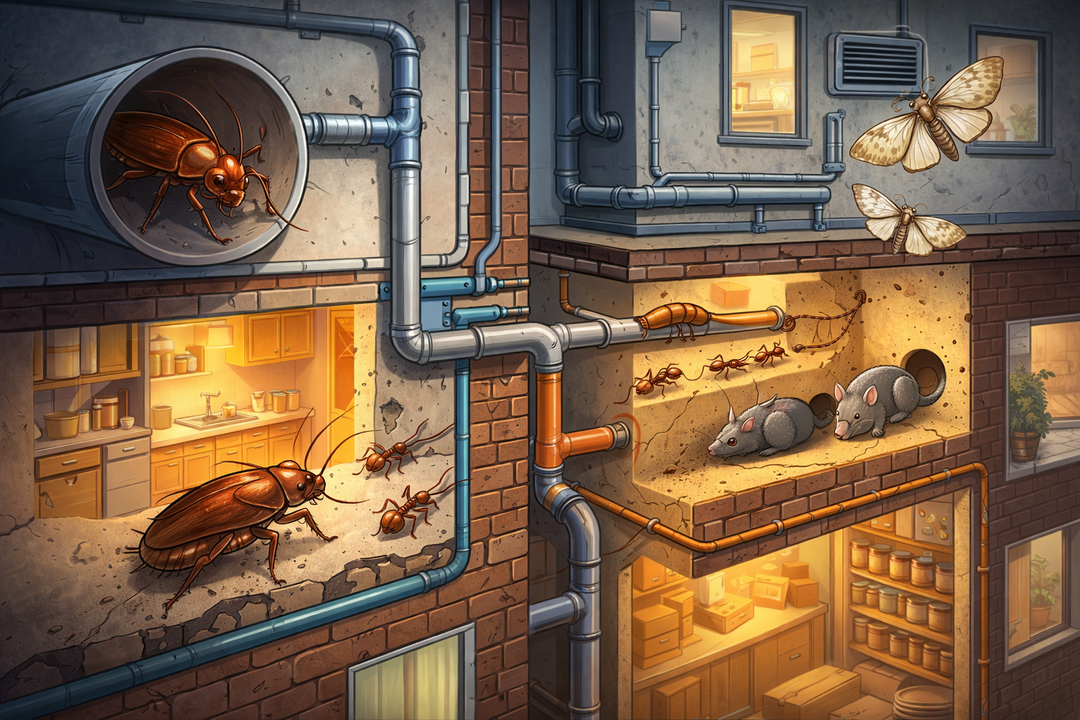 Kenkėjai daugiabučiuose: kodėl problema dažnai kartojasi