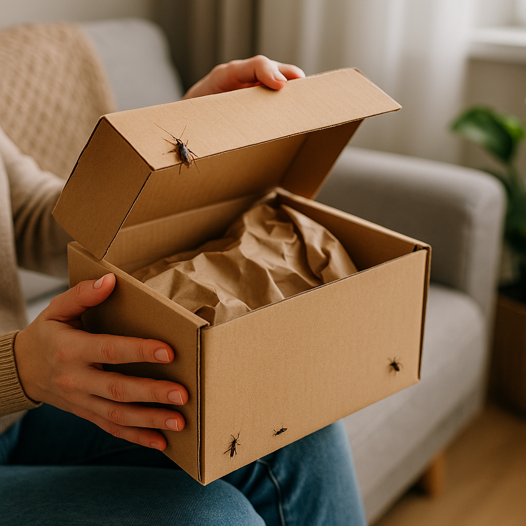 Siuntos ir pakuotės – kaip jos gali atnešti kenkėjus į tavo namus?