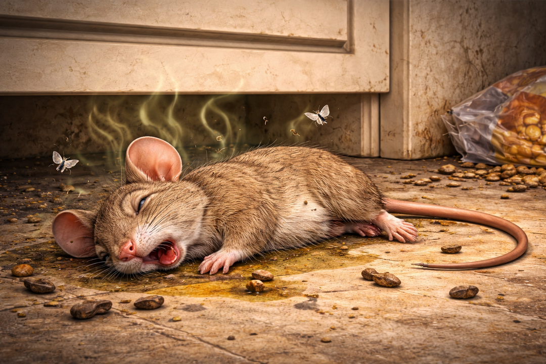 Ką daryti radus nugaišusį graužiką patalpose ir kodėl negalima to ignoruoti