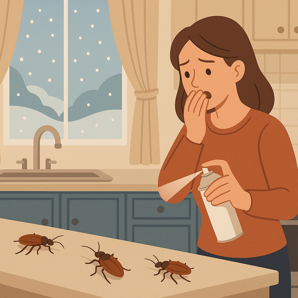 Tarakonai žiemą: kodėl jie neišnyksta ir kaip juos išnaikinti