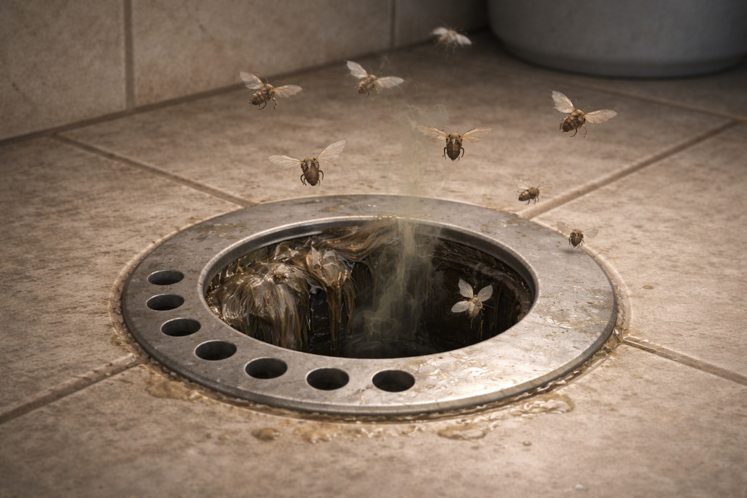 Kodėl namuose atsiranda kanalizaciniai vabzdžiai ir pastebimos muselės iš trapų?