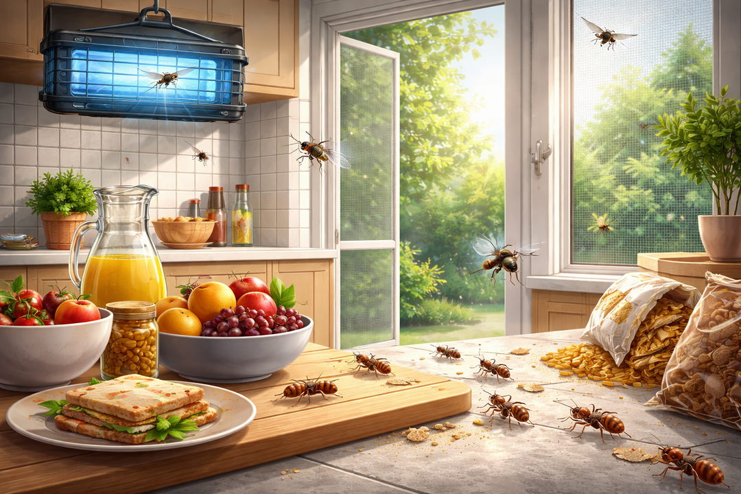 Vabzdžiai namuose vasaros pradžioje: kaip pasiruošti iš anksto