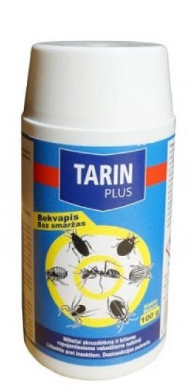 TARIN PLUS insekticidiniai milteliai nuo ropojančių vabzdžių – 100 g