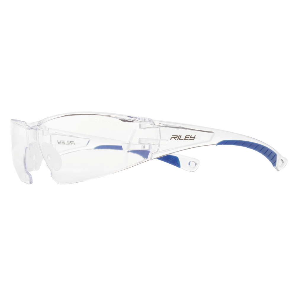 RILEY KOSMA safety glasses, clear, sporty design - 5pcs.