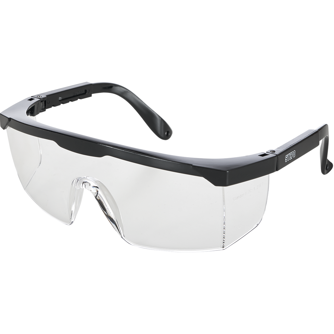 FOGO safety glasses, clear, wrap-around - 5pcs.