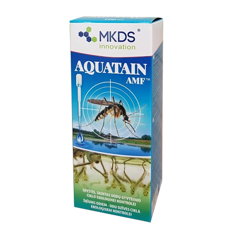 Aquatain AMF skystis tvenkiniams nuo uodų ir mašalų, 100 ml
