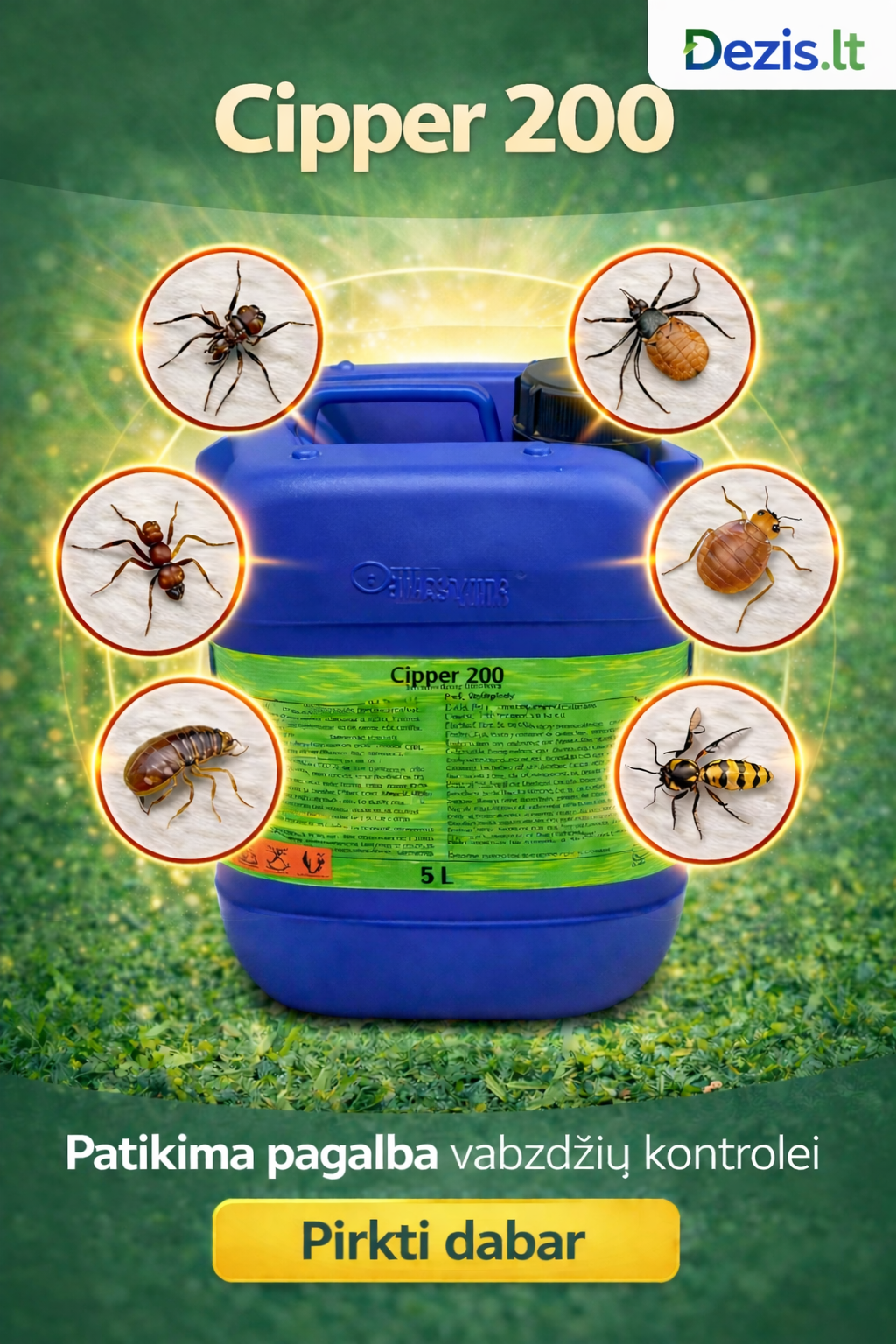 CIPPER 200, skystas koncentratas