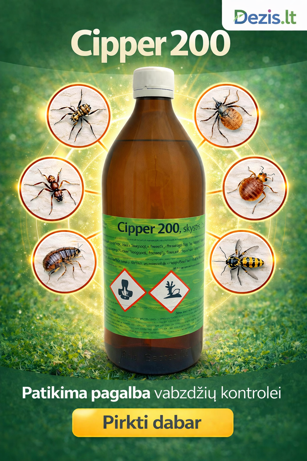 CIPPER 200, skystas koncentratas