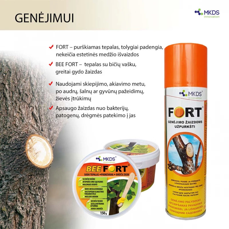 FORT – purškiamas sodo tepalas