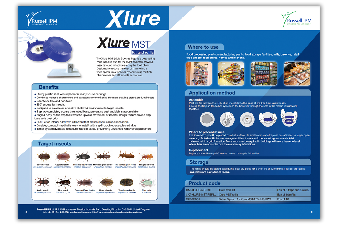 Xlure MST rinkinys – 5 daugkartiniai spąstai ir 5 feromoninės kapsulės