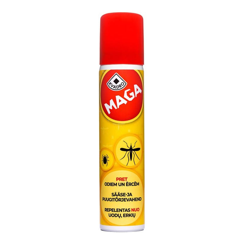MAGA repelentas nuo uodų ir erkių – 100 ml (aerozolis)