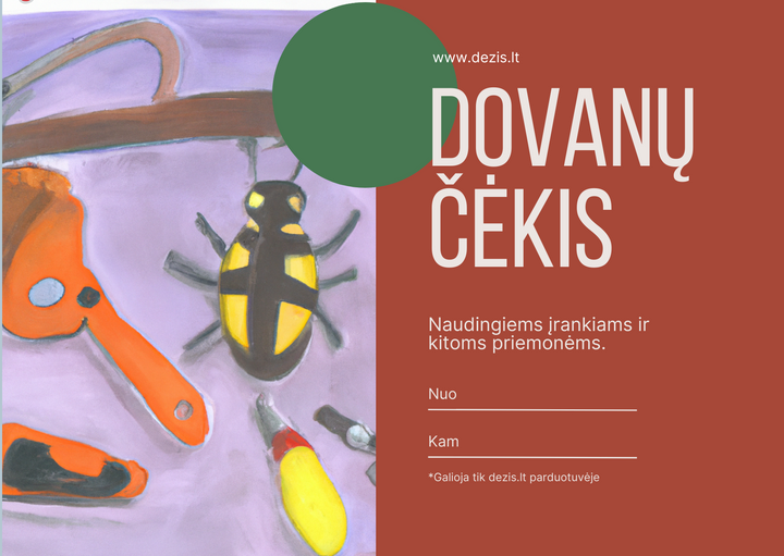 Dovanų kortelė.