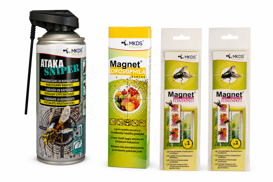 Fly control kit for home
