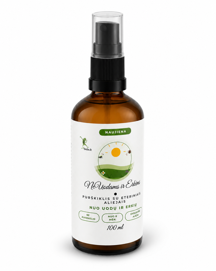 NeUodams ir Erkėms purškiklis su eteriniais aliejais, 100 ml