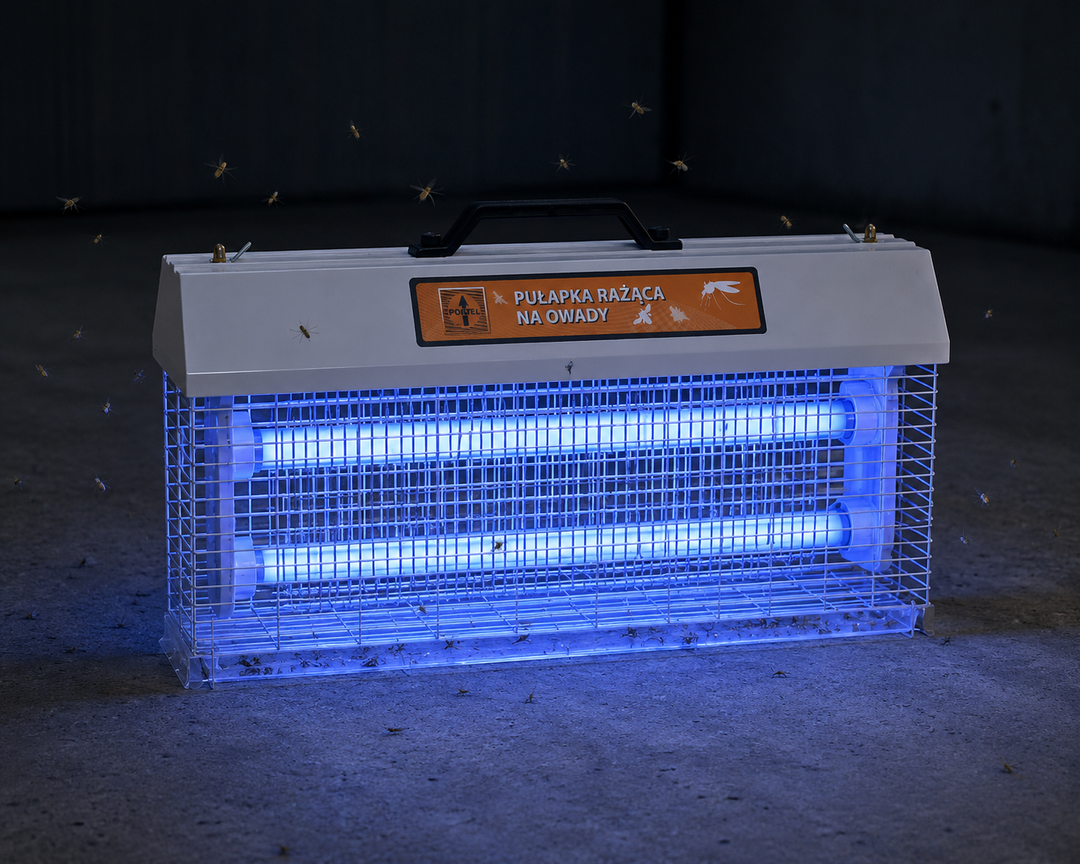 Insekticidinė lempa PR2x36 (72W) - su elektros tinkleliu vabzdžiams naikinti