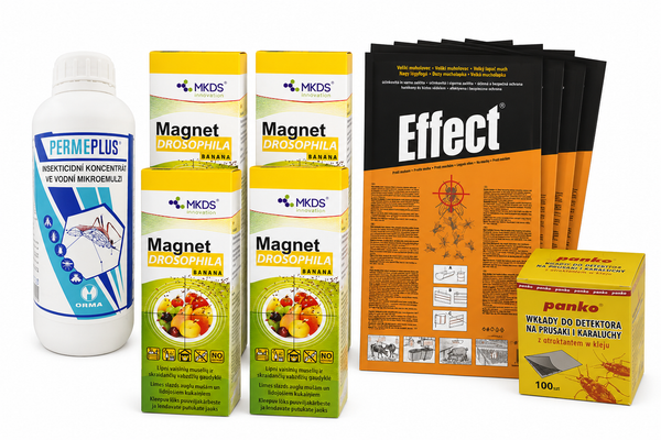 Professional fly control kit for premises