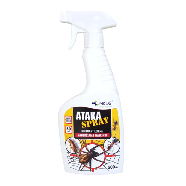 ATAKA SPRAY insekticidas ropojantiems vabzdžiams naikinti, 500ml