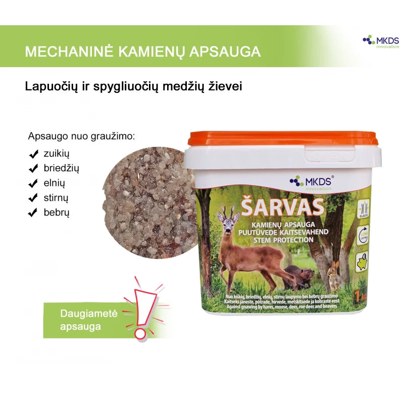 Kamienų apsauga – ŠARVAS, 1 kg