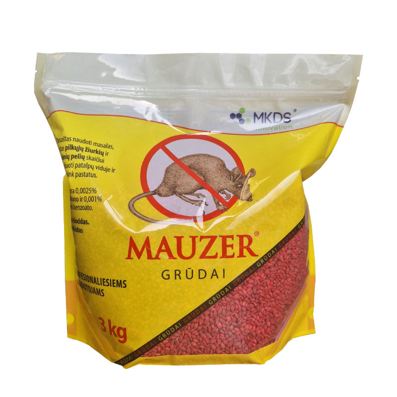 MAUZER grūdai graužikams, 3 kg