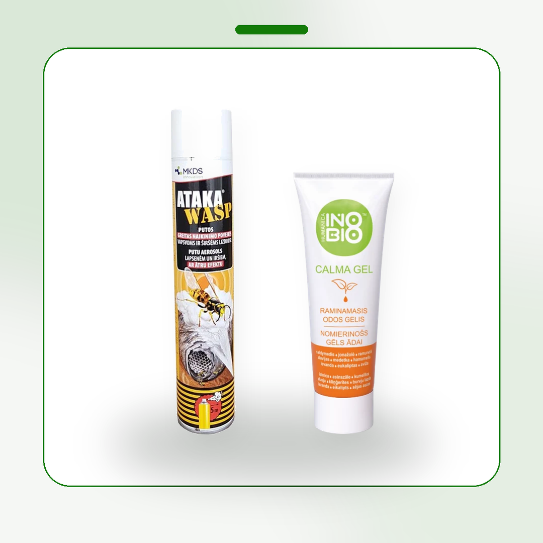 Vapsvų ir širšių naikinimo rinkinys LIZDUI - matomam lizdui lauke