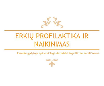 Erkiu naikinimo instrukcija