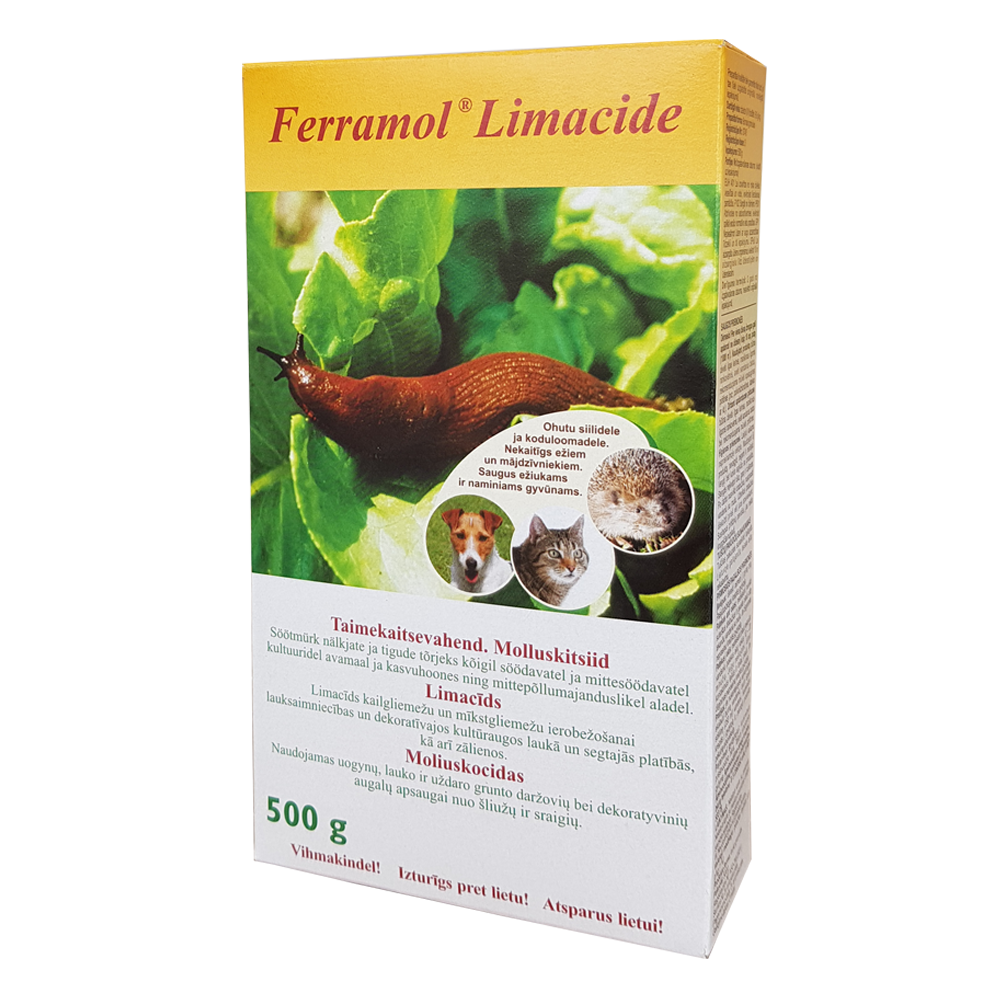 Ferramol® Limacide – nuo šliužų ir sraigių