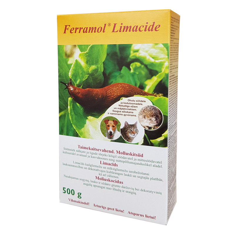Ferramol® Limacide – nuo šliužų ir sraigių